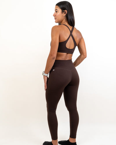 Functional Pulse Bra-Deep Brown -  - Resilient Active