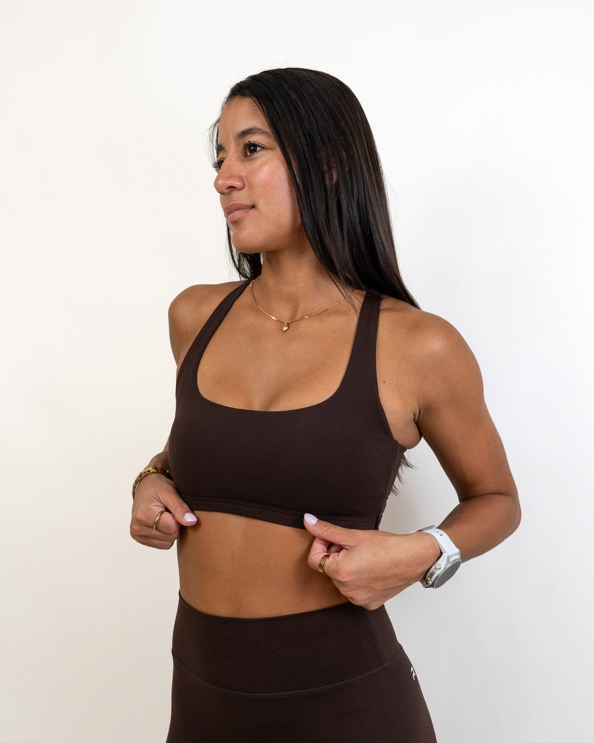 Functional Pulse Bra-Deep Brown -  - Resilient Active
