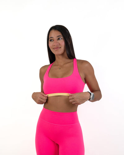 Functional Pulse Bra- Guava -  - Resilient Active