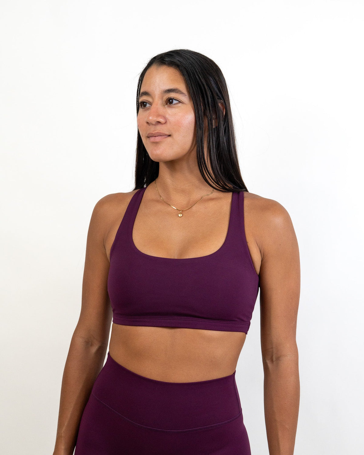 Functional Pulse Bra- Mulberry -  - Resilient Active