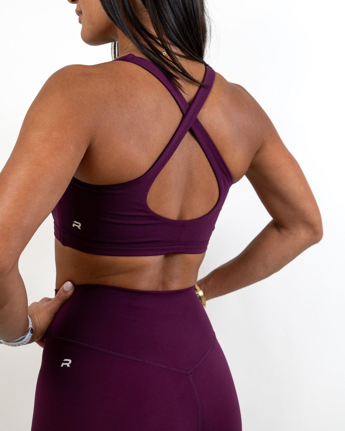 Functional Pulse Bra- Mulberry -  - Resilient Active
