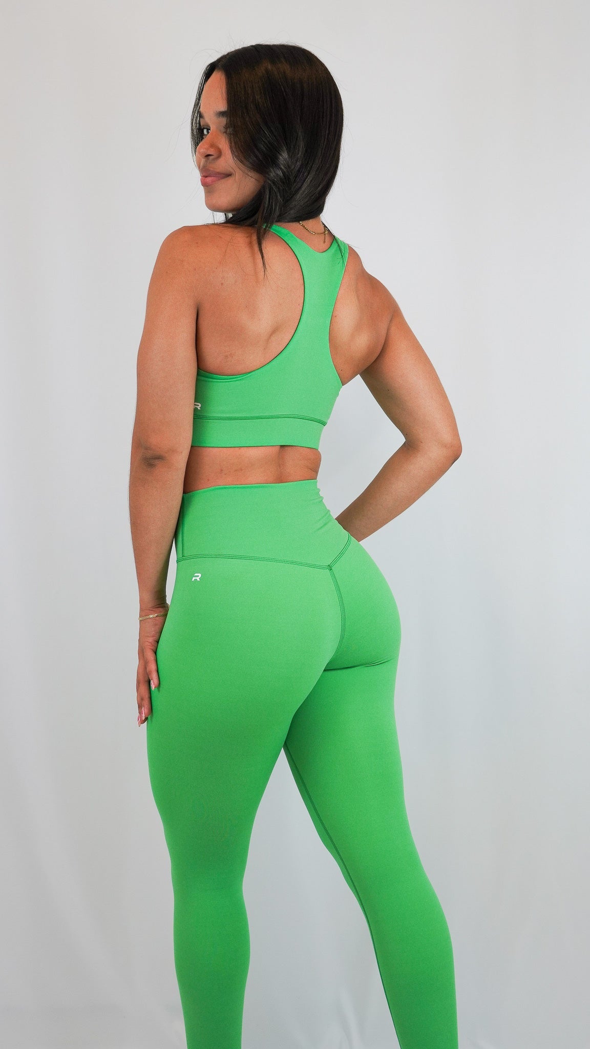 Functional Racerback Sports Bra - Green - Resilient Active