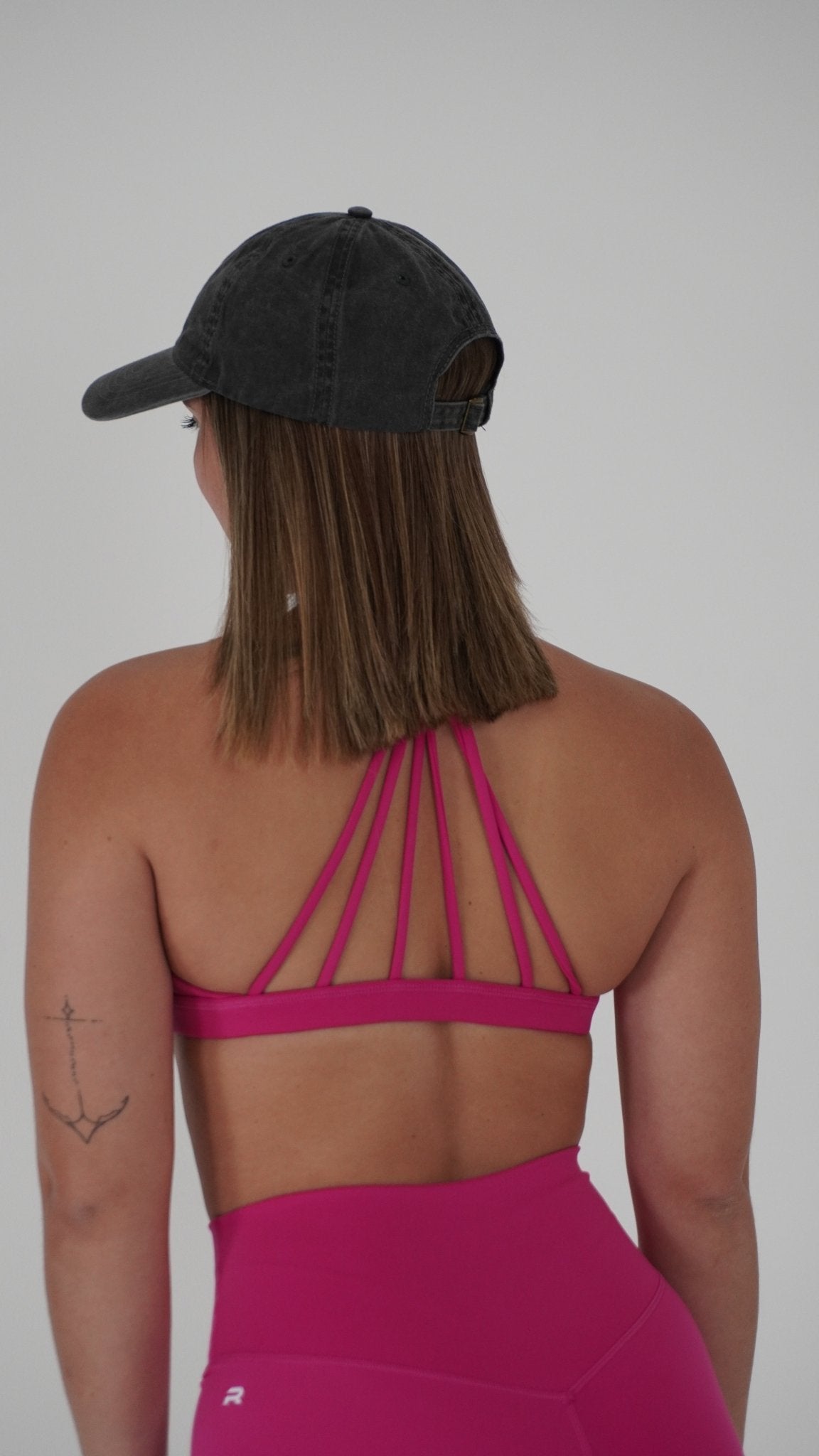 Functional Strappy Sports Bra - Hot Pink - Resilient Active