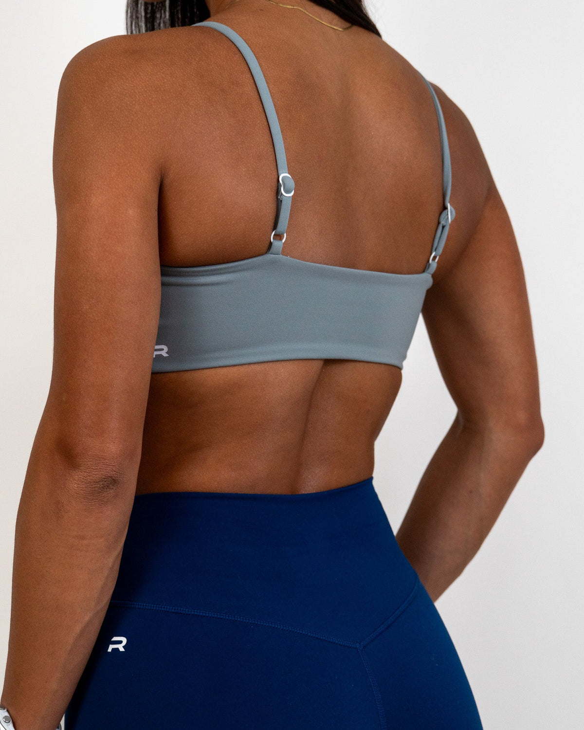 Functional Symmetry Sports Bra- Mint Gray -  - Resilient Active