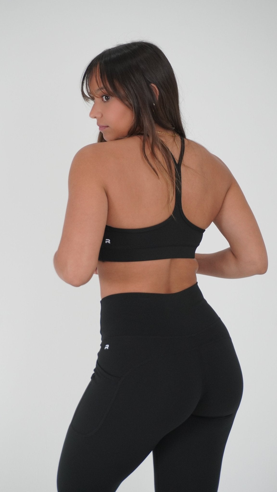 Functional Y Sports Bra - Black - Resilient Active