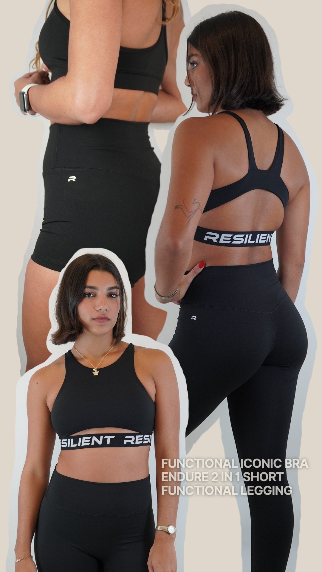 Iconic Black Full set Bundle - Resilient Active