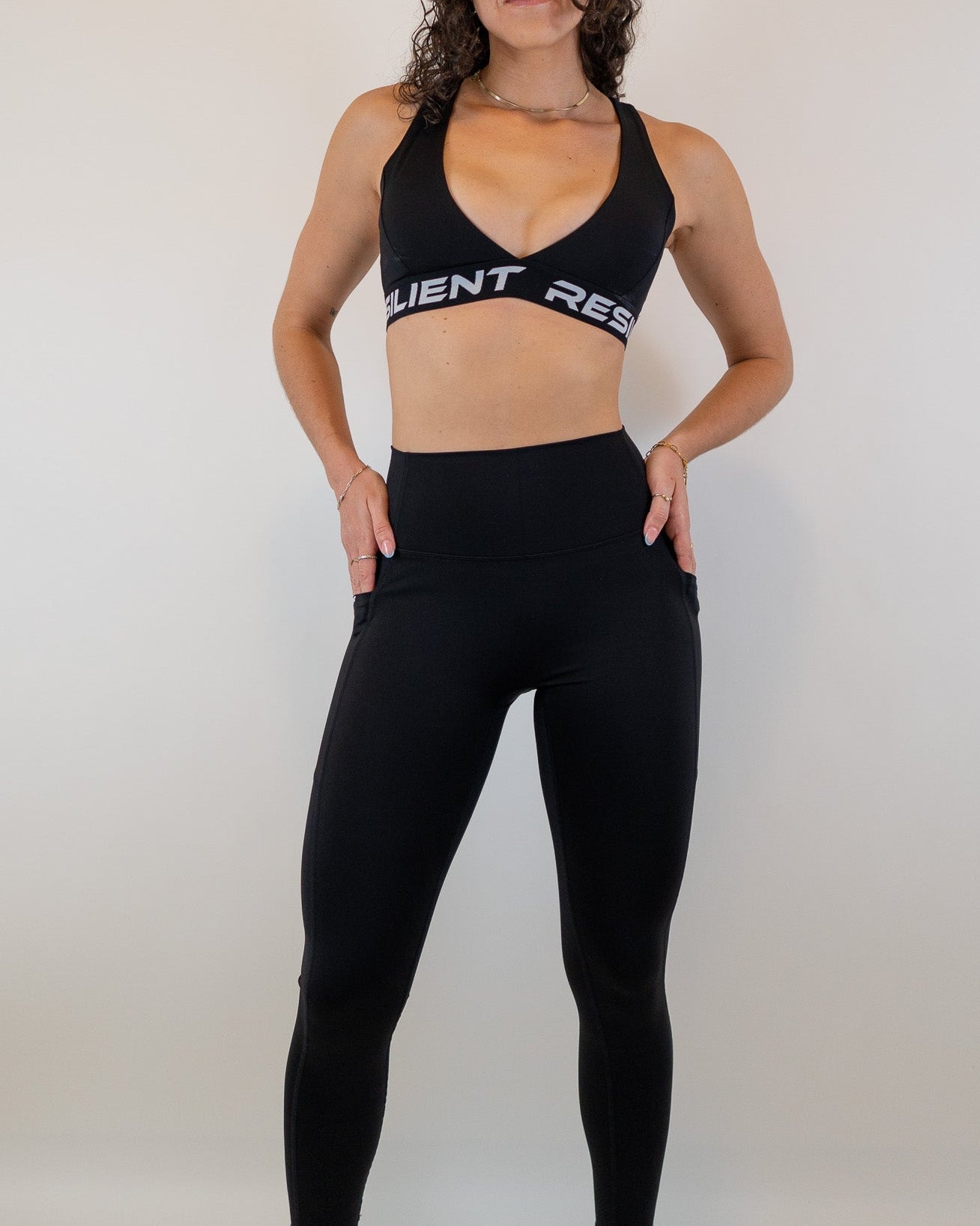 Iconic Lux Sport Bra - Black - Resilient Active