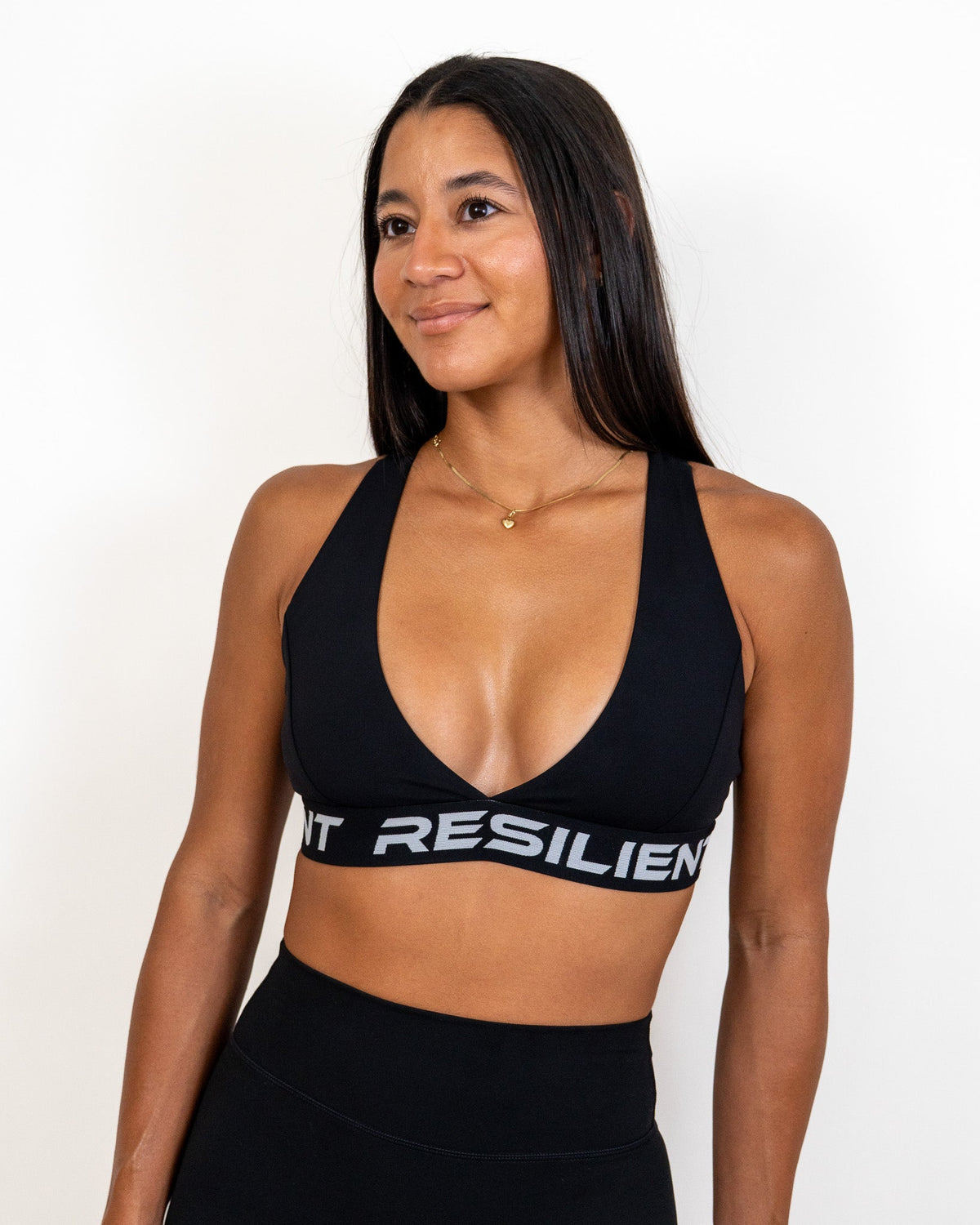 Iconic Lux Sport Bra- Black -  - Resilient Active