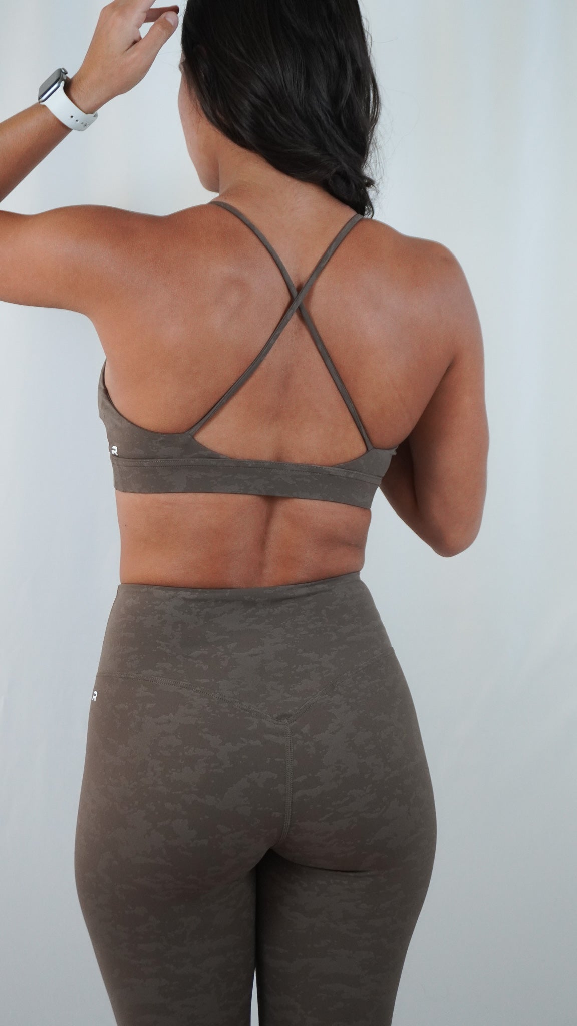 Ivy Sport Bra - Camo Brown - Resilient Active