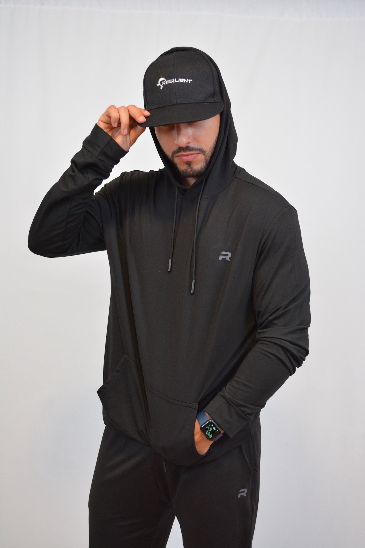 Light Hoodie - Charcoal Gray - Resilient Active