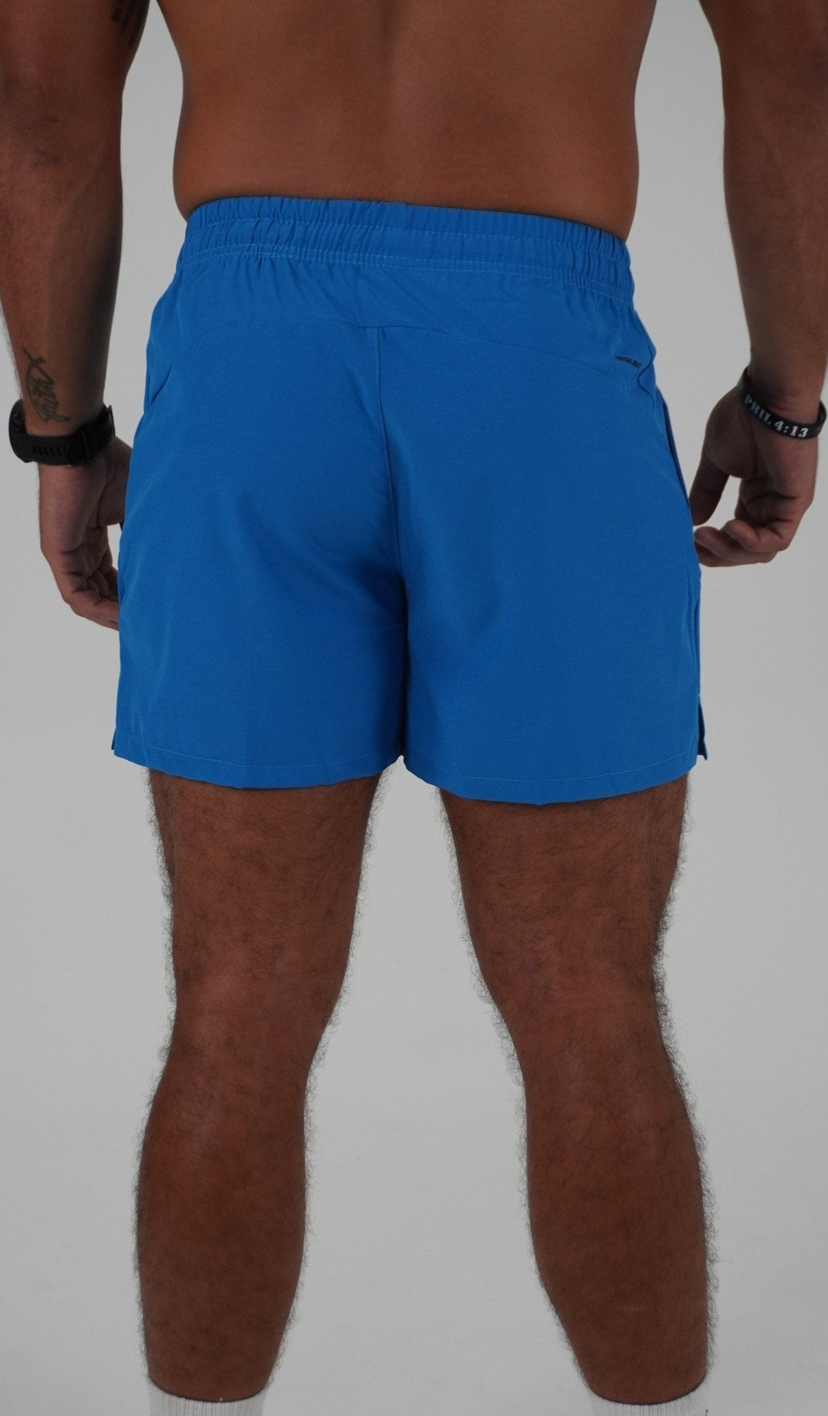 Mid Thigh Shorts 2.0 - Bright Blue - Resilient Active