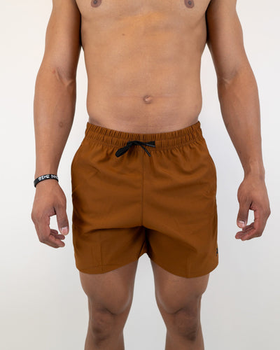 Mid Thigh Shorts 2.0 - Coffee - Resilient Active