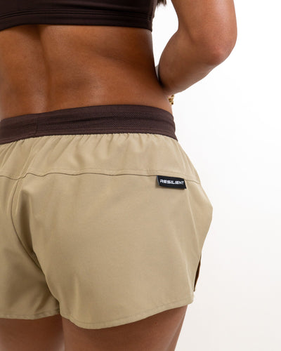 Pace short- Mocha -  - Resilient Active