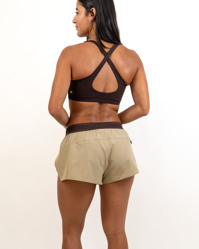 Pace short- Mocha -  - Resilient Active