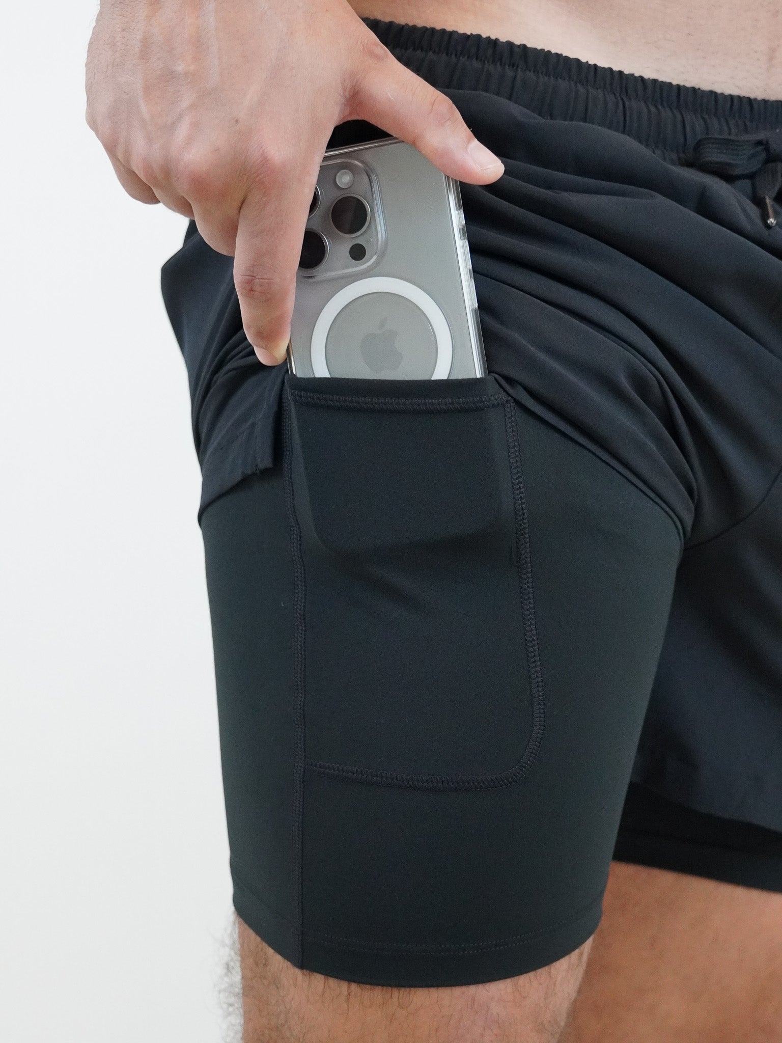 Peak 2 in 1 Shorts - Black - Resilient Active