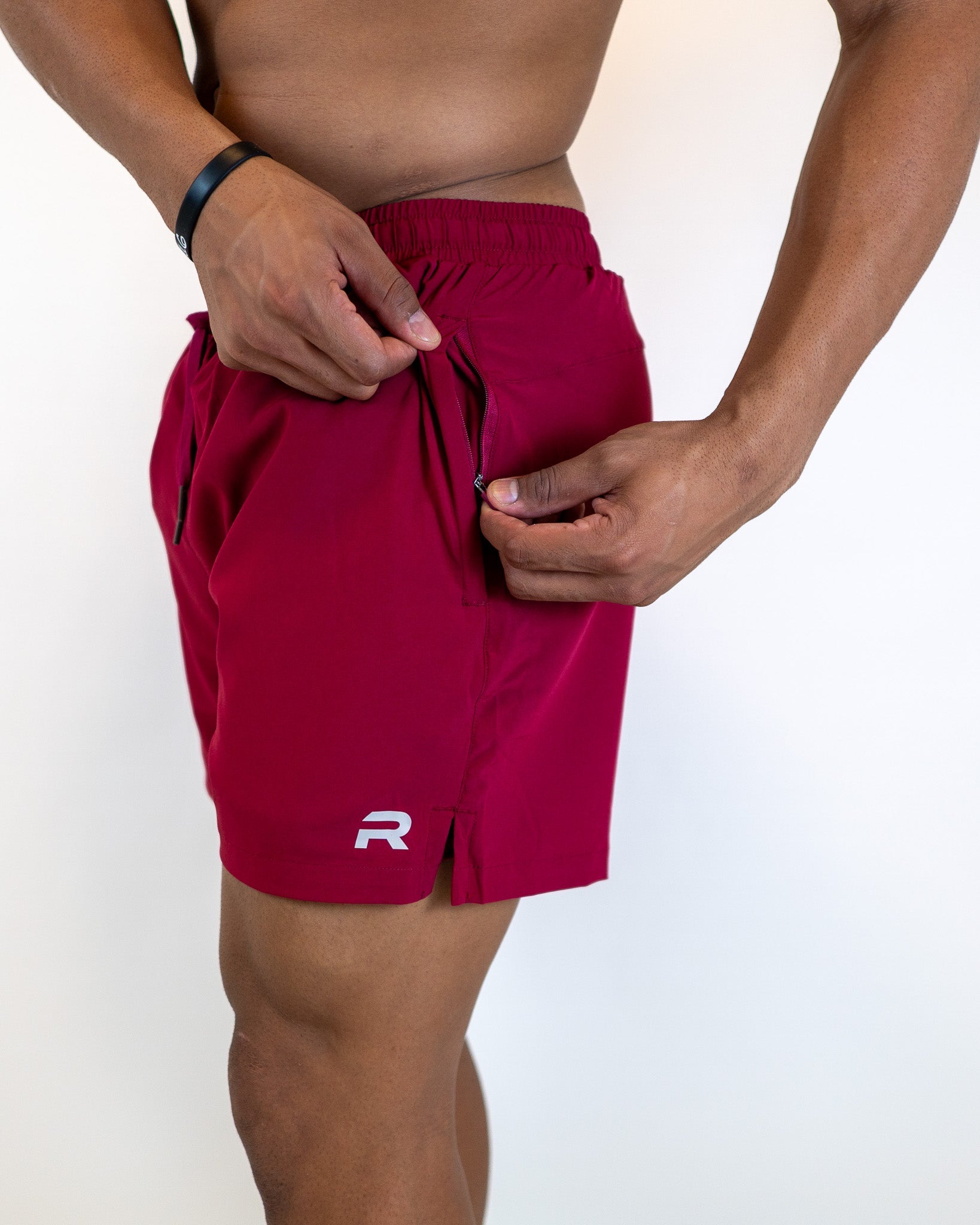 Peak 2 in 1 Shorts - Wine - Resilient Active