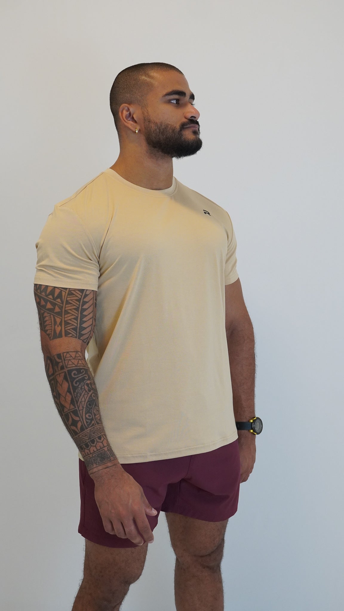 Peak - Fit Shirt - Beige - Resilient Active