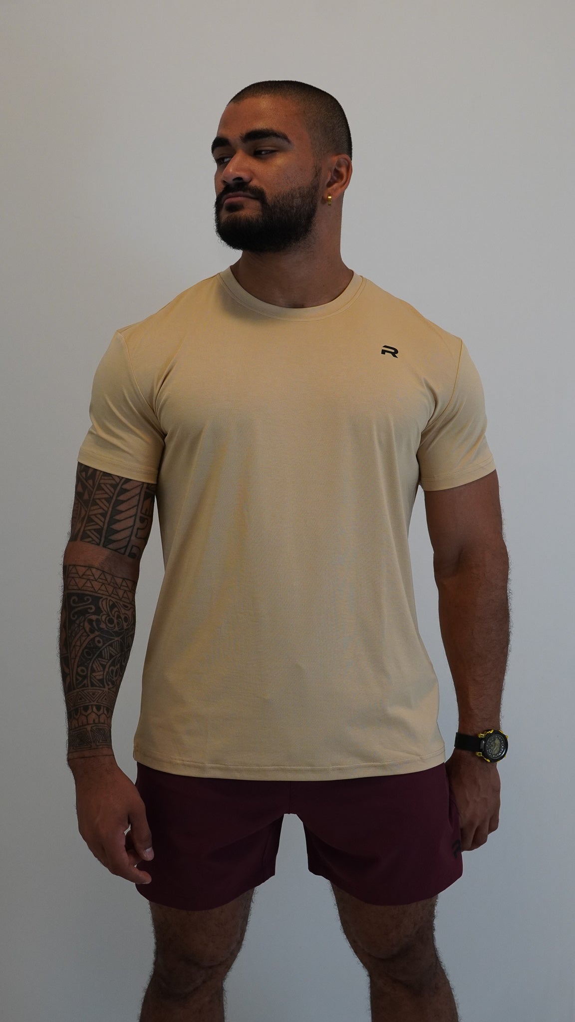 Peak - Fit Shirt - Beige - Resilient Active