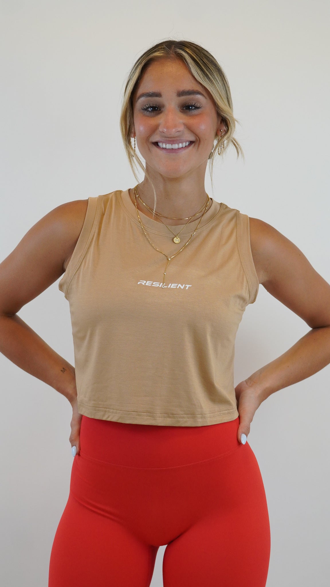 Peak Fit Tank Top - Beige - Resilient Active