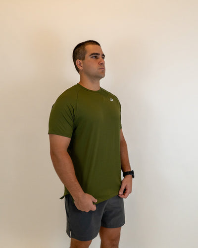 Perform Fit Shirt - Olive Green -  - Resilient Active