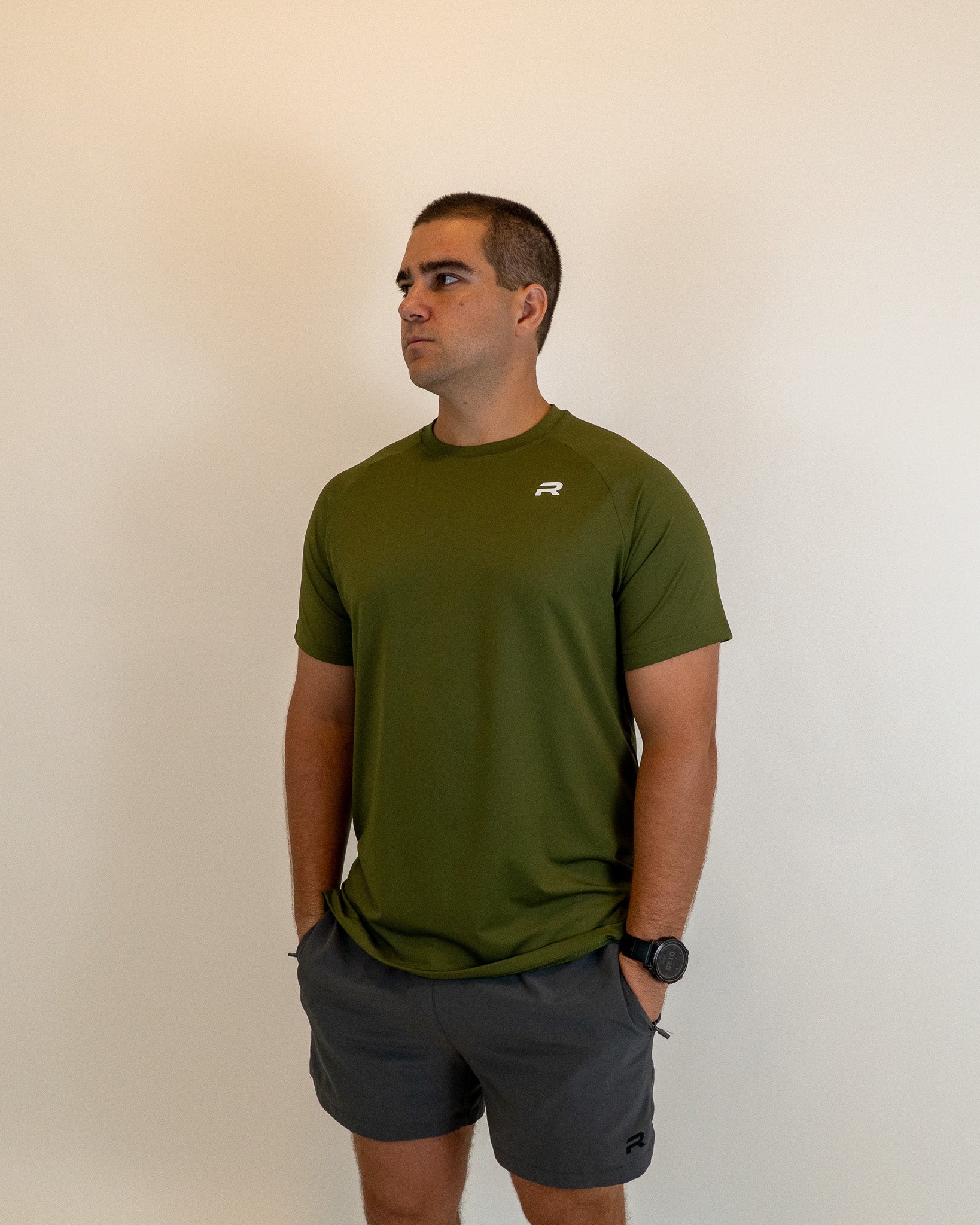 Perform Fit Shirt - Olive Green -  - Resilient Active