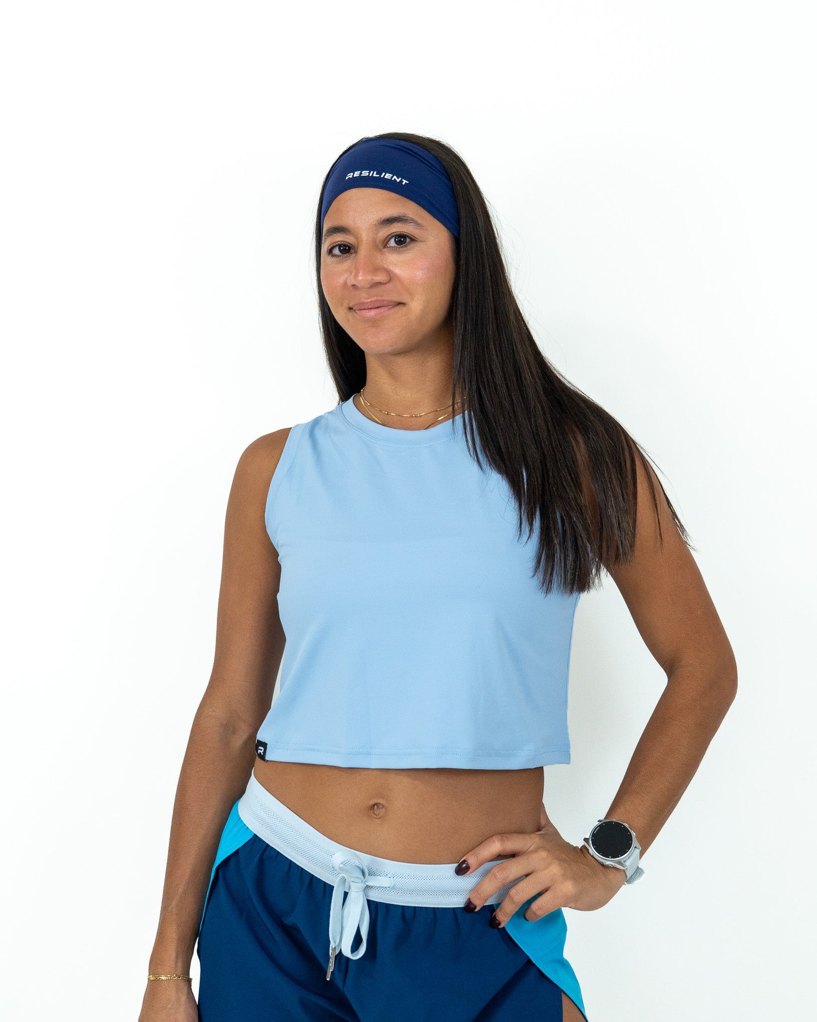 Perform Tank Top- Frost Blue -  - Resilient Active