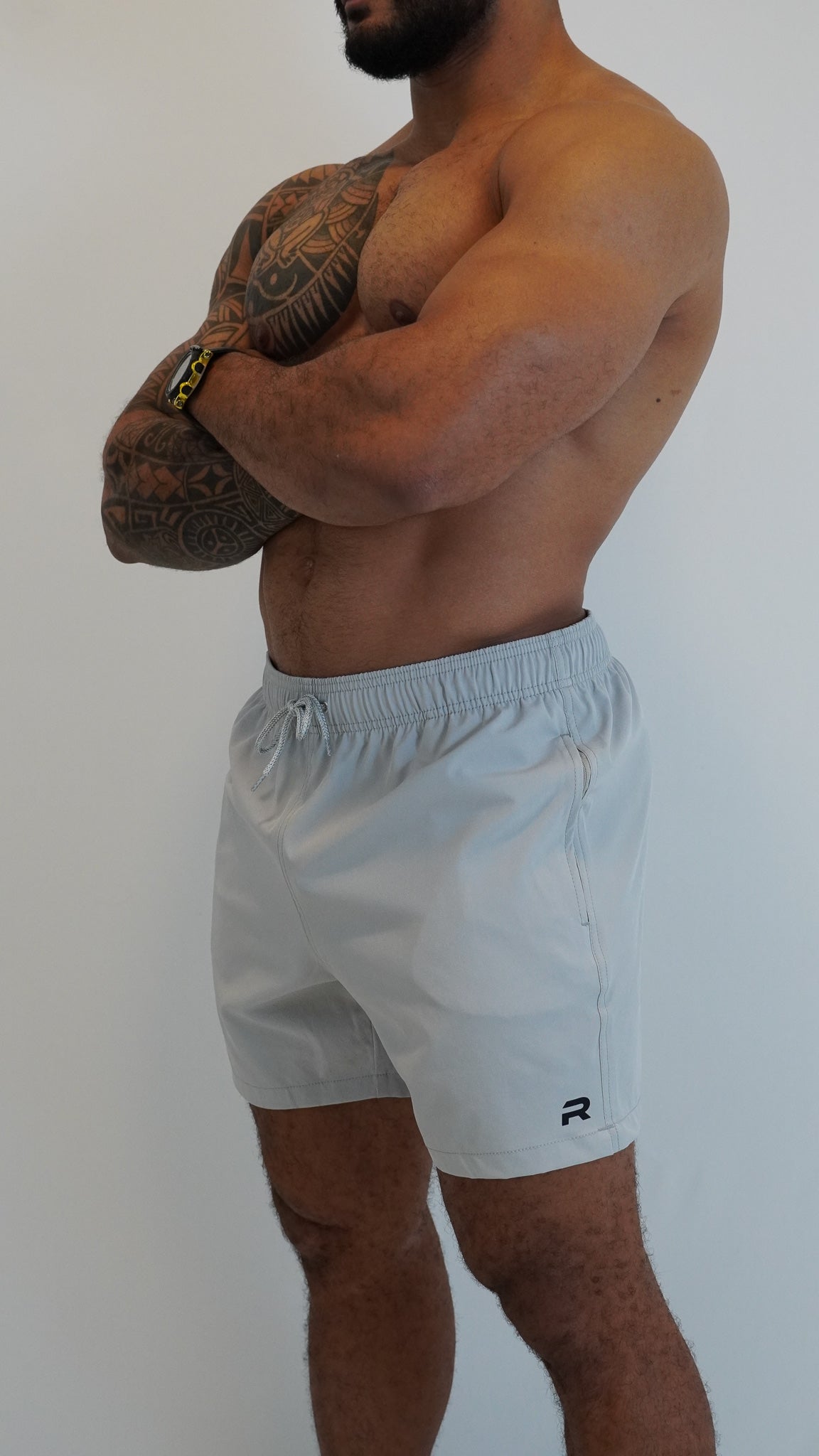 Prime Shorts - Light Gray - Resilient Active