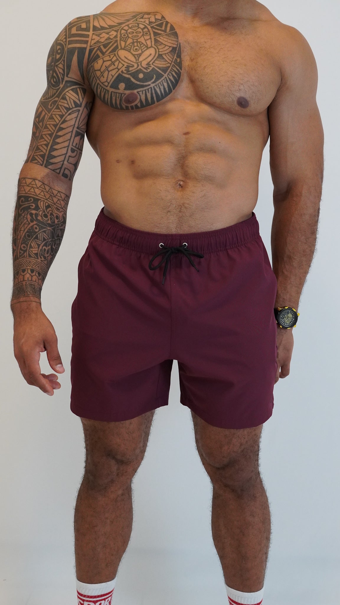 Prime Shorts - Wine - Resilient Active