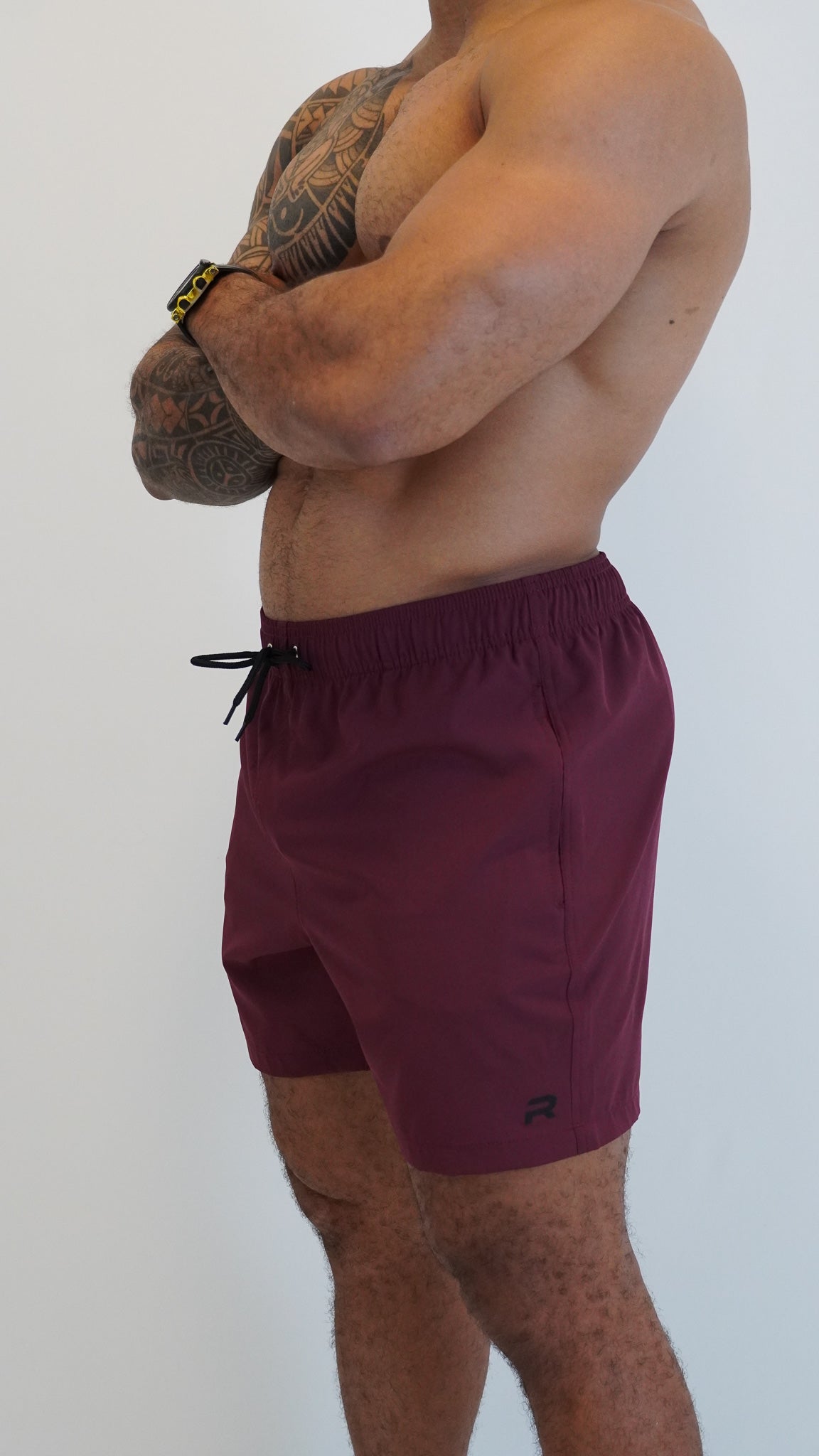 Prime Shorts - Wine - Resilient Active