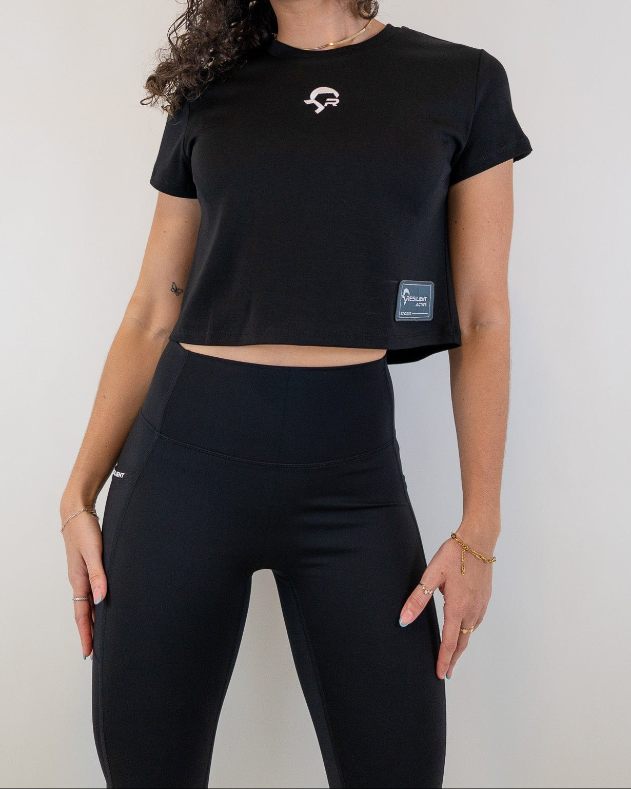 Radiance Crop Top - Black - Resilient Active