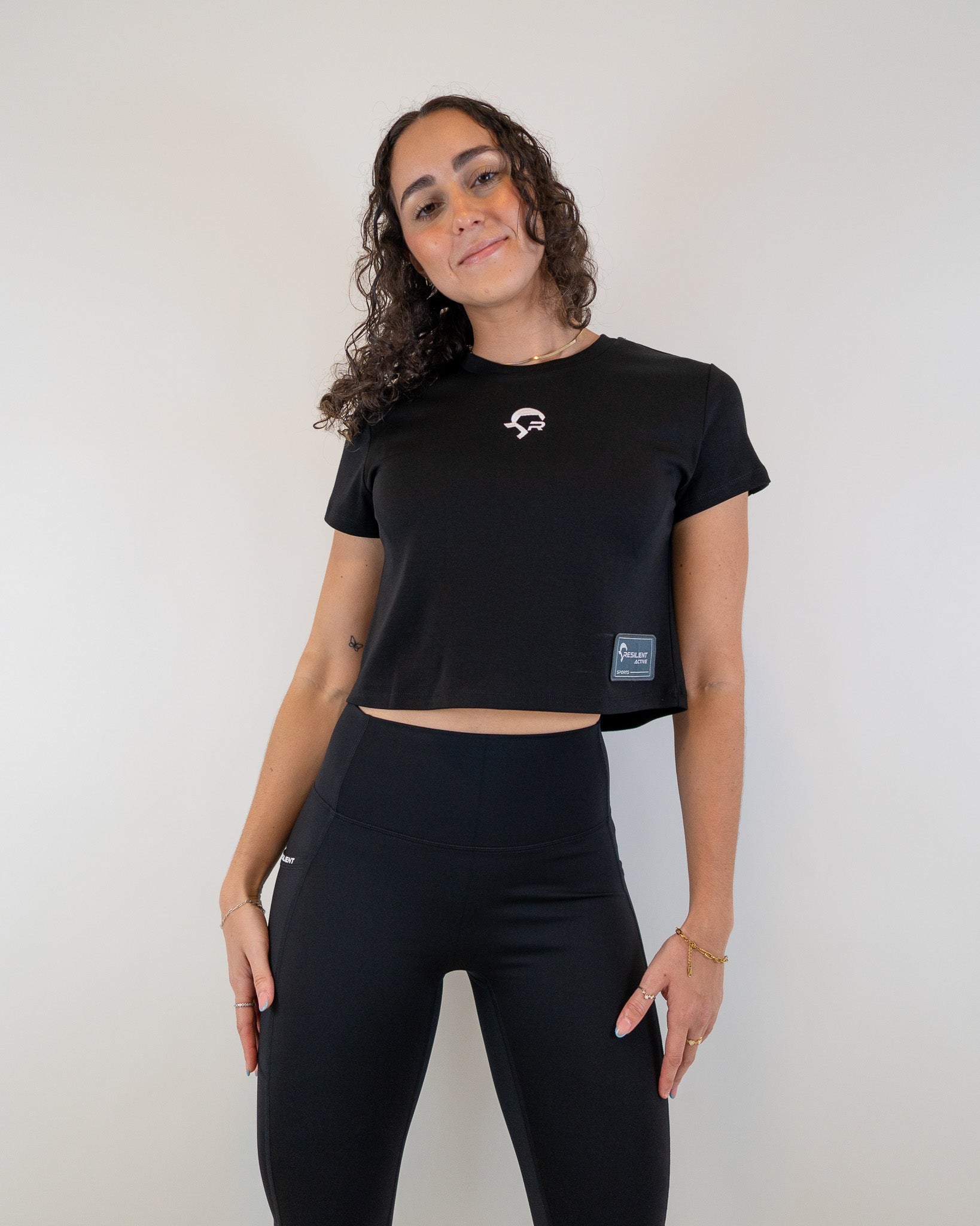 Radiance Crop Top - Black - Resilient Active