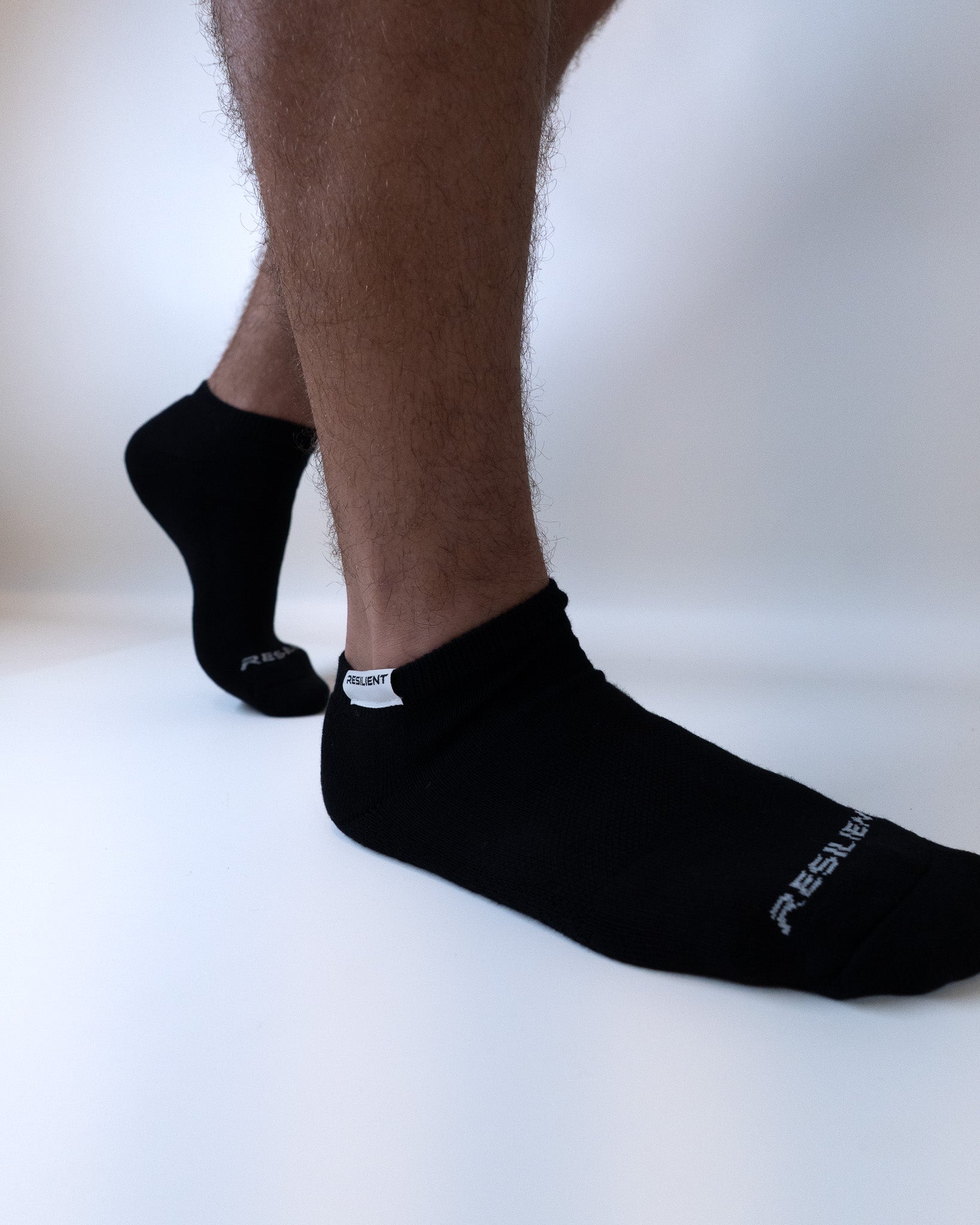 Resilient Ankle Trainer Sock - Black (Men) - Resilient Active