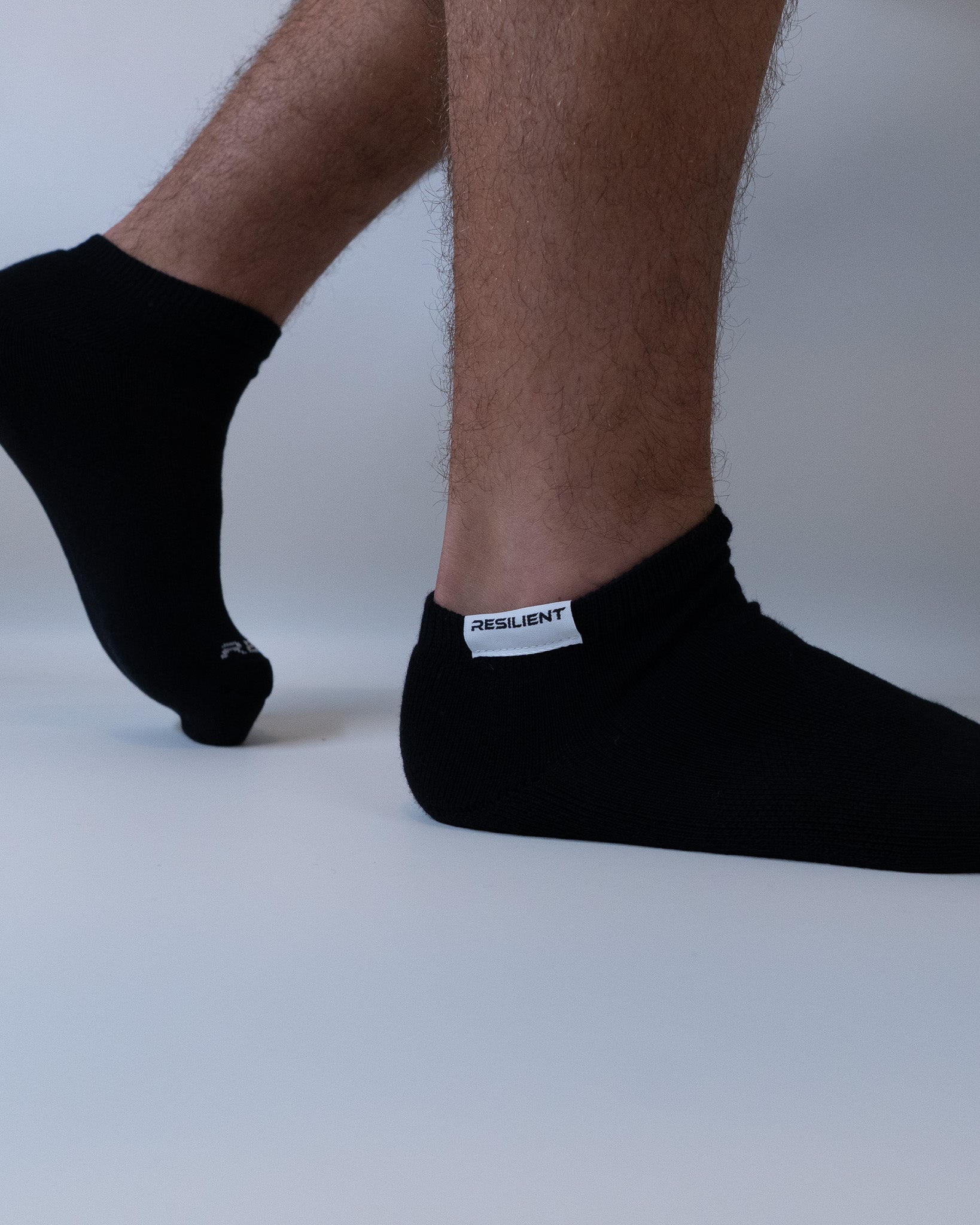 Resilient Ankle Trainer Sock - Black (Men) - Resilient Active