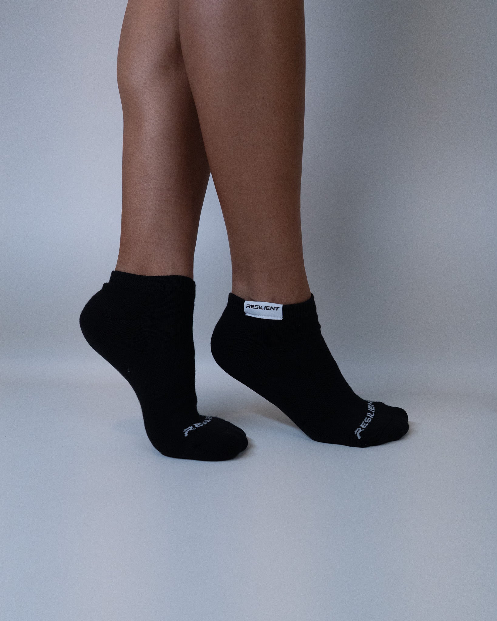 Resilient Ankle Trainer Sock - Black (Women) - Resilient Active