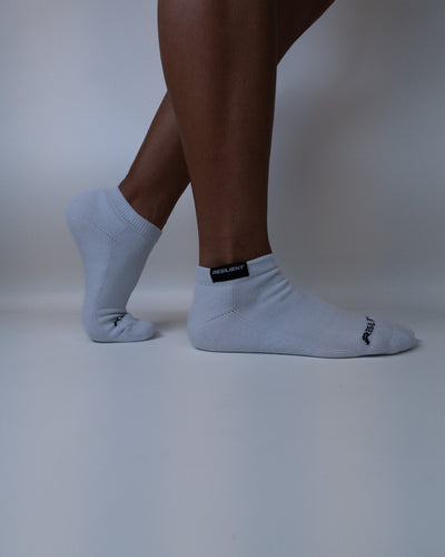 Resilient Ankle Trainer Sock - White (Men) - Resilient Active