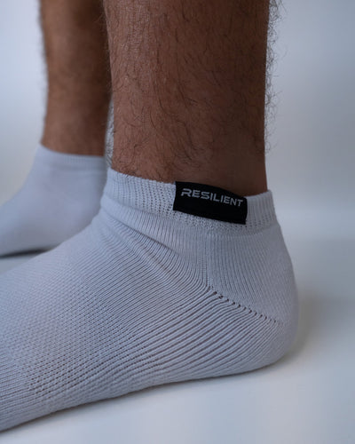 Resilient Ankle Trainer Sock - White (Men) - Resilient Active