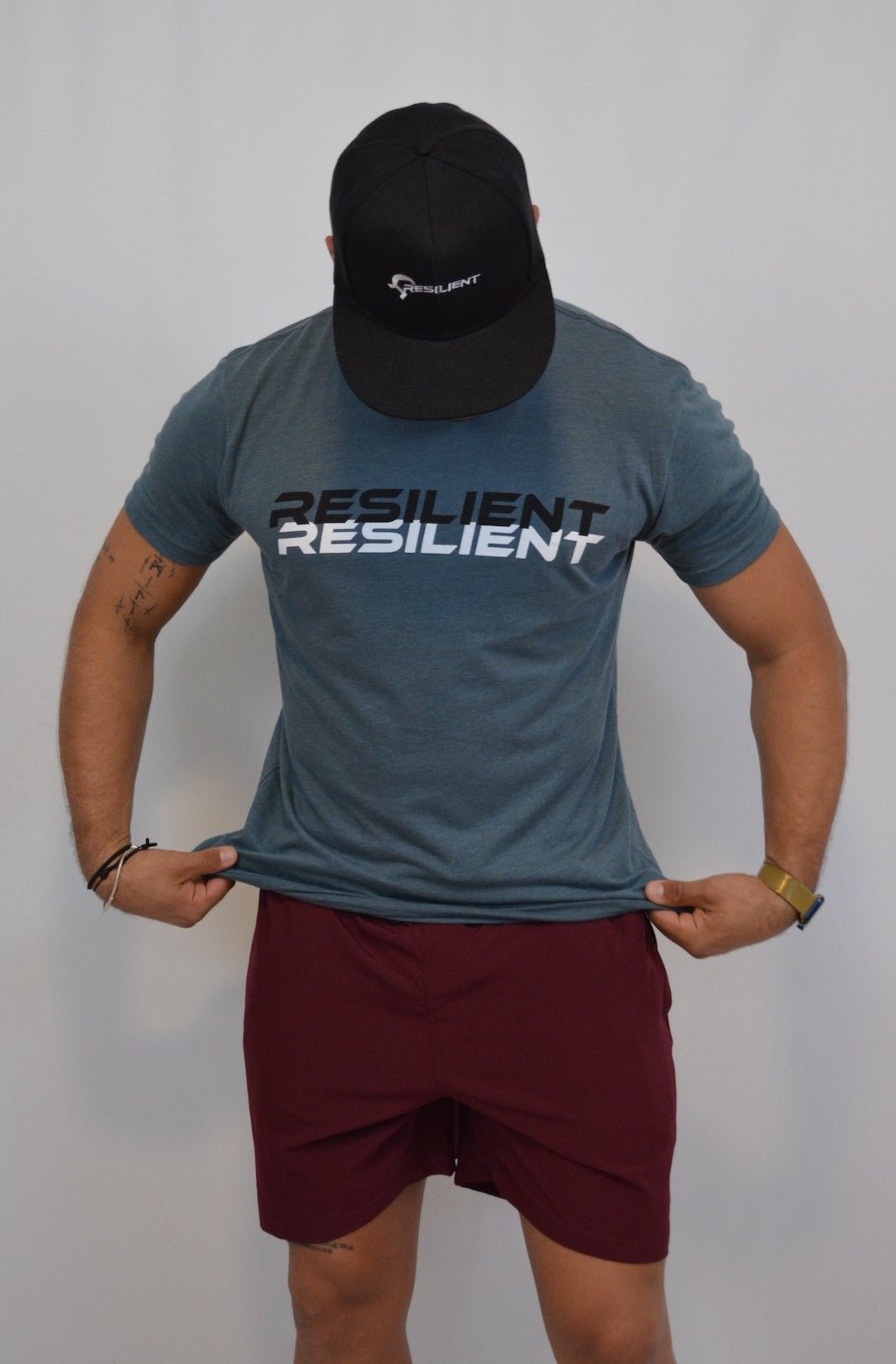 RESILIENT T-Shirt Indigo - Resilient Active