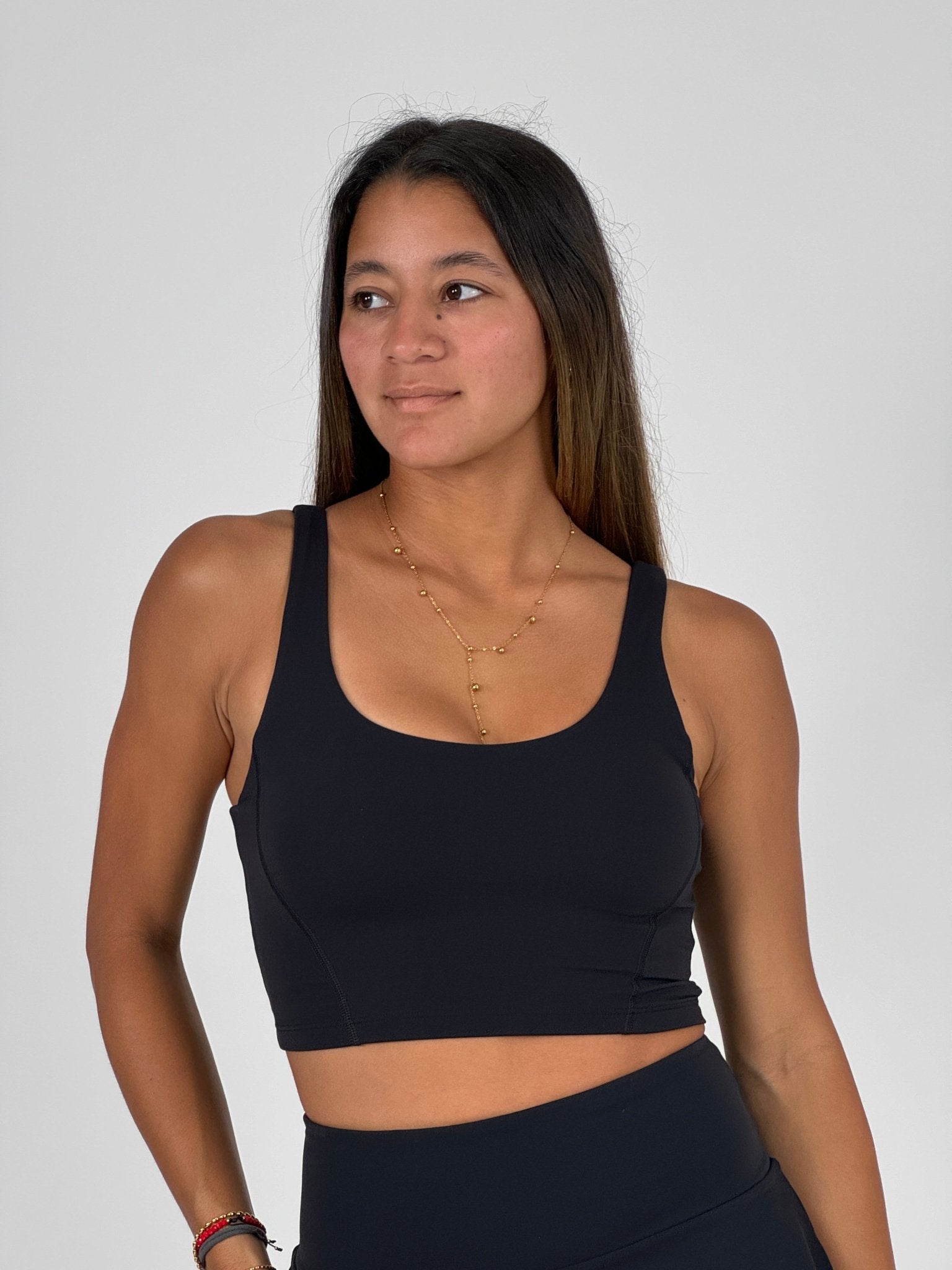 Sexyback Crop Tank - Black - Resilient Active