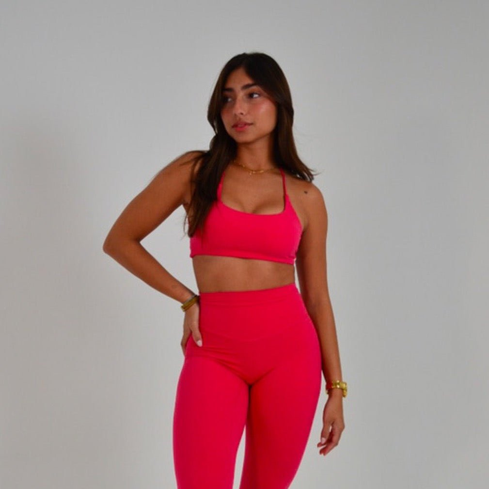 Sexyback Sport Bra - Diva Pink - Resilient Active