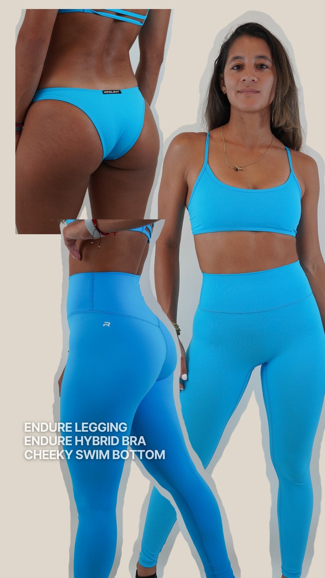 Swimming Blue Full Set Cheeky Bundle - Resilient Active