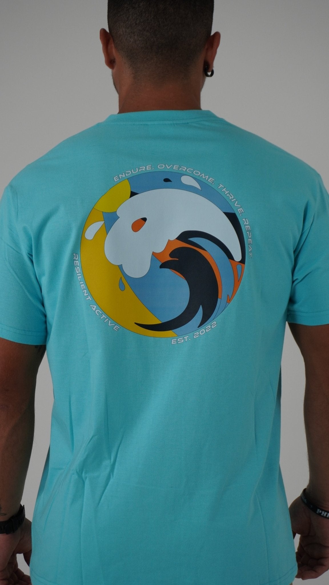 Ultra Relax Design Tee - Light Blue - Resilient Active