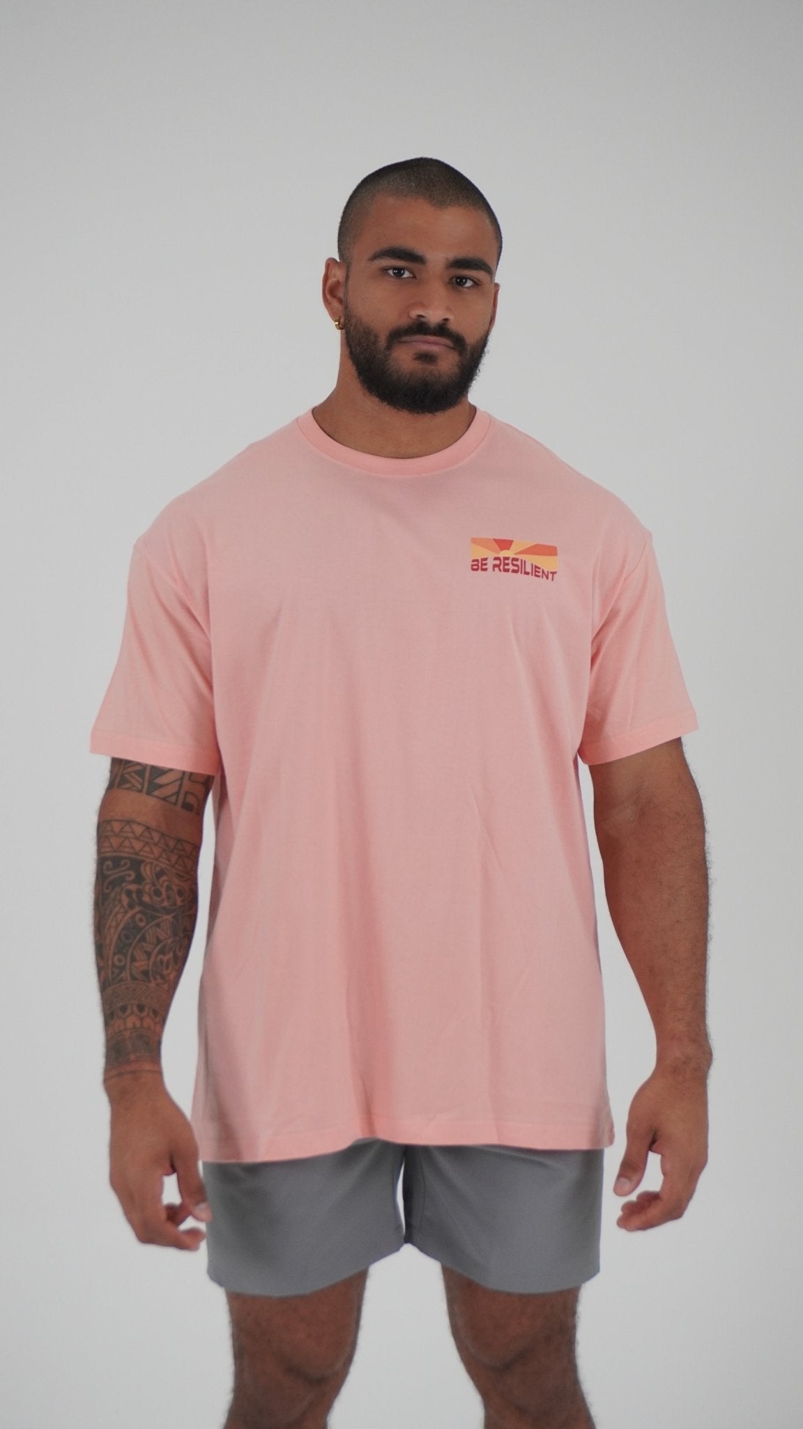 Ultra Relax Design Tee - Peach - Resilient Active